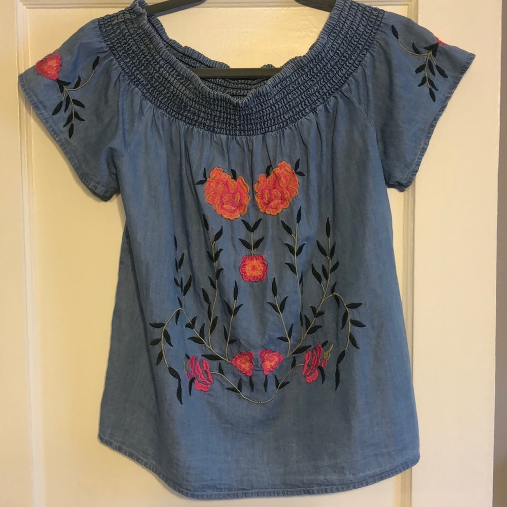 Francesca’s denim top